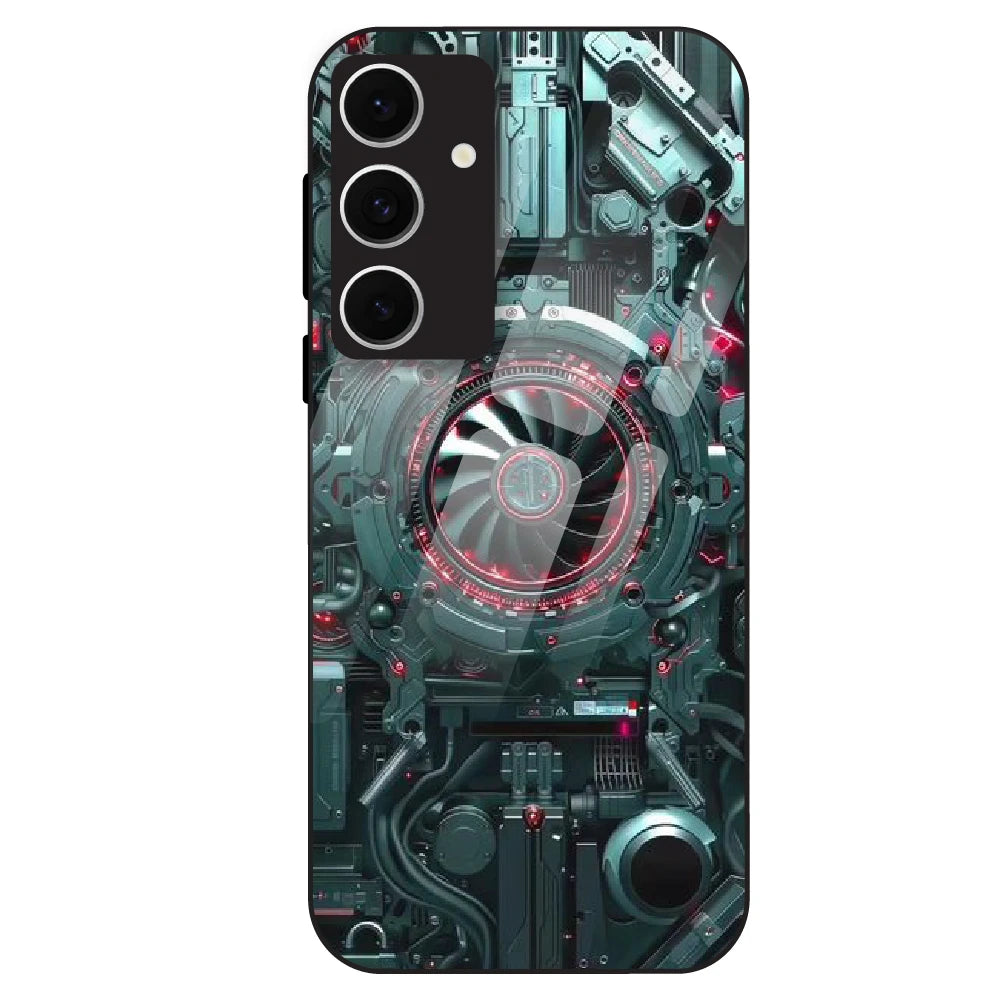 Cybernetic Engine - Glass Case For Samsung Galaxy S24 FE