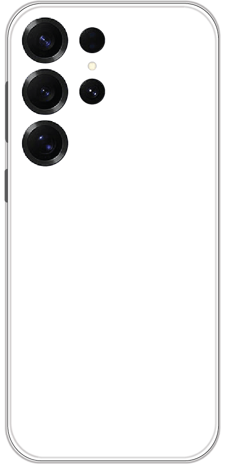 Samsung Galaxy S25 Ultra back cover mockup - customisable soft silicone case