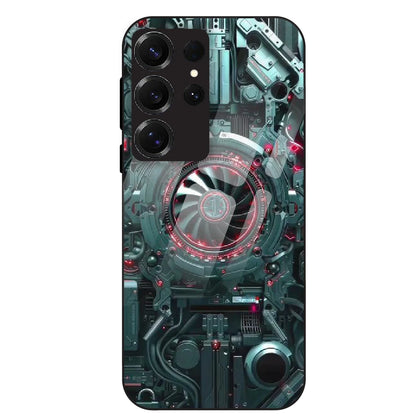 Cybernetic Engine - Glass Case For Samsung Galaxy S25 Ultra