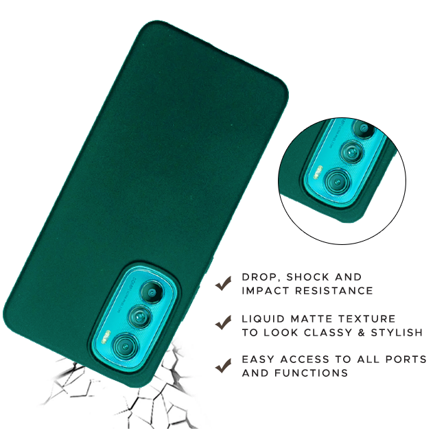 infographic Light Green Liquid Silicon Case