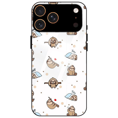 Sloths - Glass Case for Apple iPhone 17 Pro