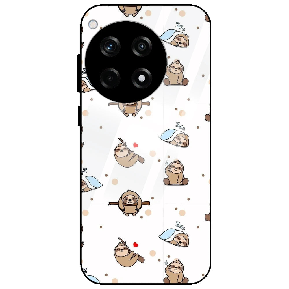 Sloths - Glass Case for OnePlus 12R