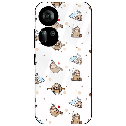 Sloths - Glass Case for Oppo Reno 11