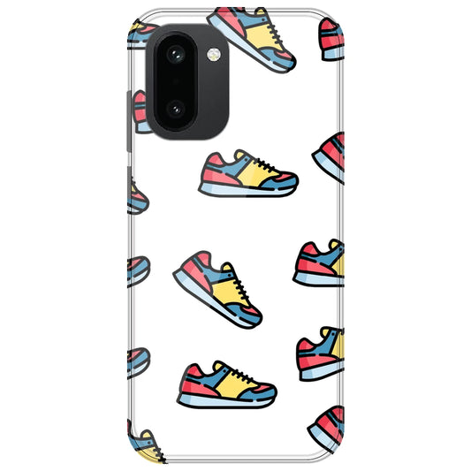 Sneakers - Clear Printed Silicone Case for OnePlus 15R