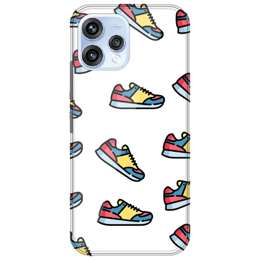 Sneakers - Clear Printed Silicone Case for Oppo Reno 15