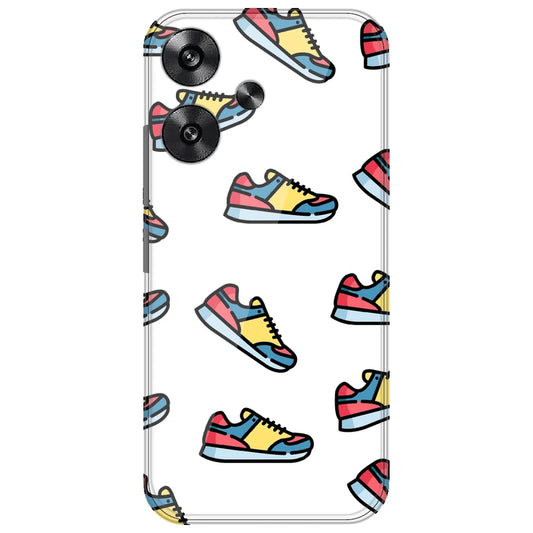 Sneakers - Clear Printed Silicone Case for Poco F6