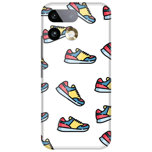 Sneakers - Clear Printed Silicone Case for Realme 16 Pro Plus