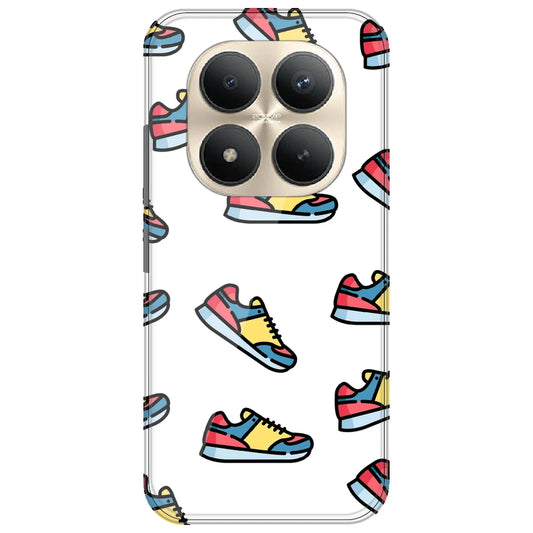 Sneakers - Clear Printed Silicone Case for Redmi Note 15 Pro Plus 5G