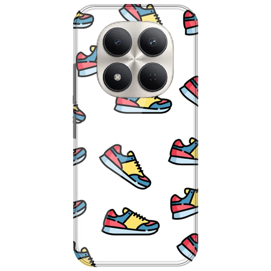 Sneakers - Clear Printed Silicone Case for Redmi Note 15 Pro