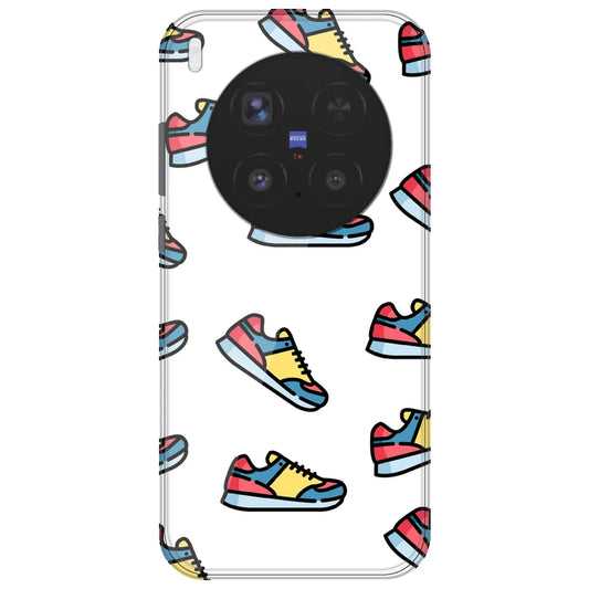 Sneakers - Clear Printed Silicone Case for Vivo X300 Pro