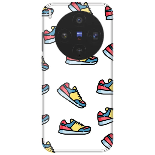 Sneakers - Clear Printed Silicone Case for Vivo X300