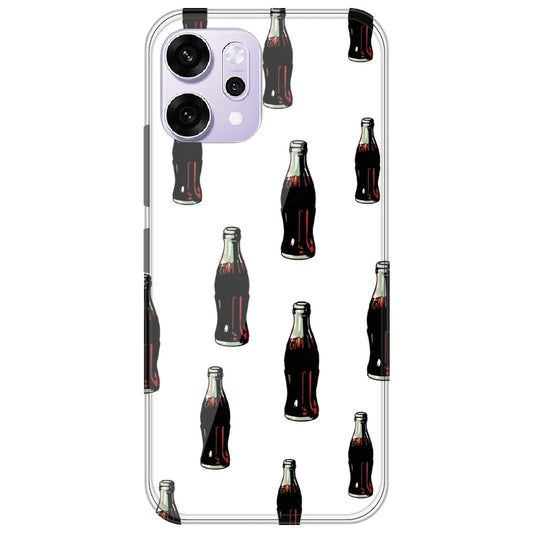 Soft Drinks - Clear Printed Silicone Case for Oppo Reno 14 Pro