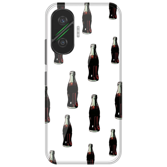 Soft Drinks - Clear Printed Silicone Case for Poco F7