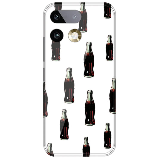 Soft Drinks - Clear Printed Silicone Case for Realme 16 Pro Plus