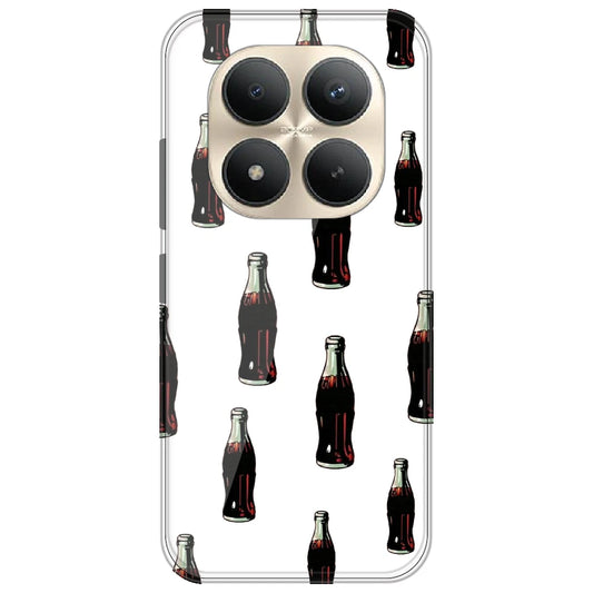 Soft Drinks - Clear Printed Silicone Case for Redmi Note 15 Pro Plus 5G