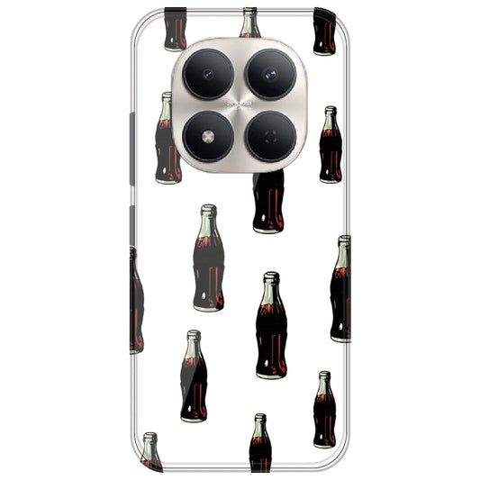 Soft Drinks - Clear Printed Silicone Case for Redmi Note 15 Pro