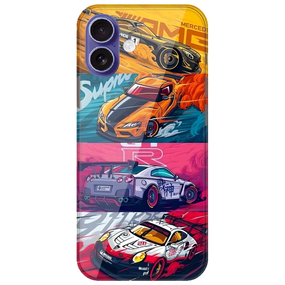 Sports Car - Printed Silicone Case for Apple iPhone 17