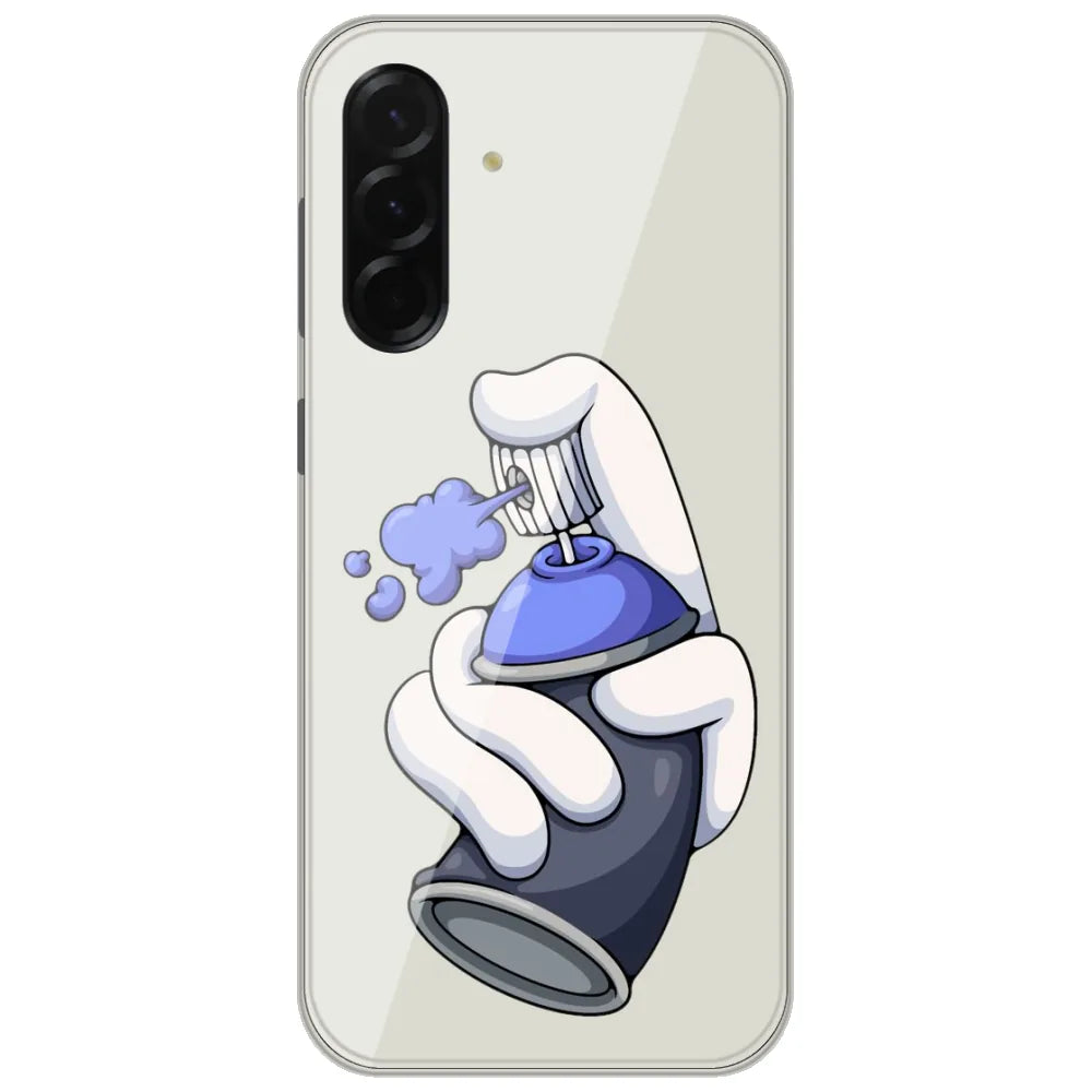 Spray Can Hand - Printed Silicone Case for Samsung Galaxy A37 5G
