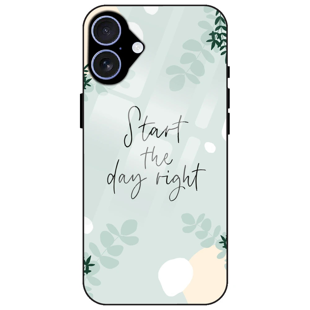 Start The Day Right - Glass Case for Apple iPhone 17