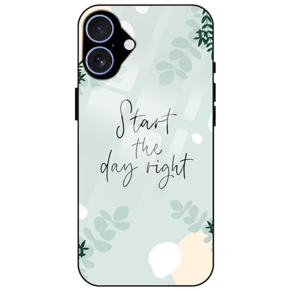 Start The Day Right - Glass Case for Apple iPhone 17