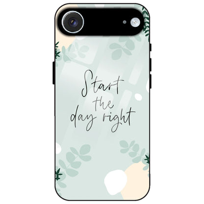 Start The Day Right - Glass Case for Apple iPhone Air