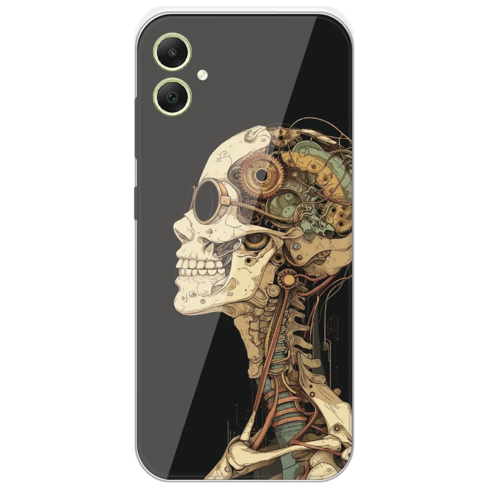 Steampunk Skull - Printed Silicone Case for Samsung Galaxy A05