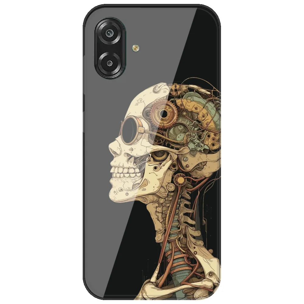 Steampunk Skull - Printed Silicone Case for Samsung Galaxy A07 4G