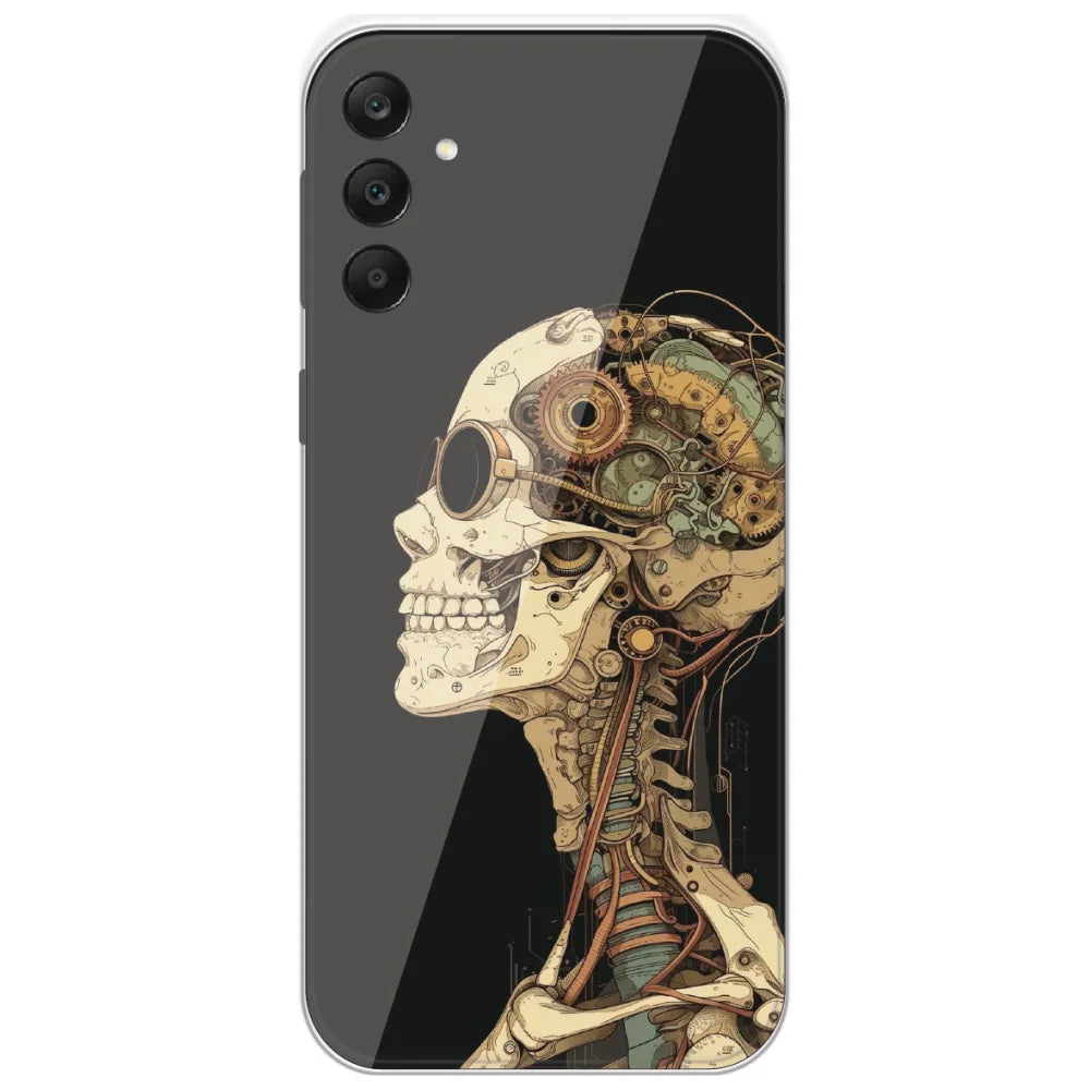Steampunk Skull - Printed Silicone Case for Samsung Galaxy A25