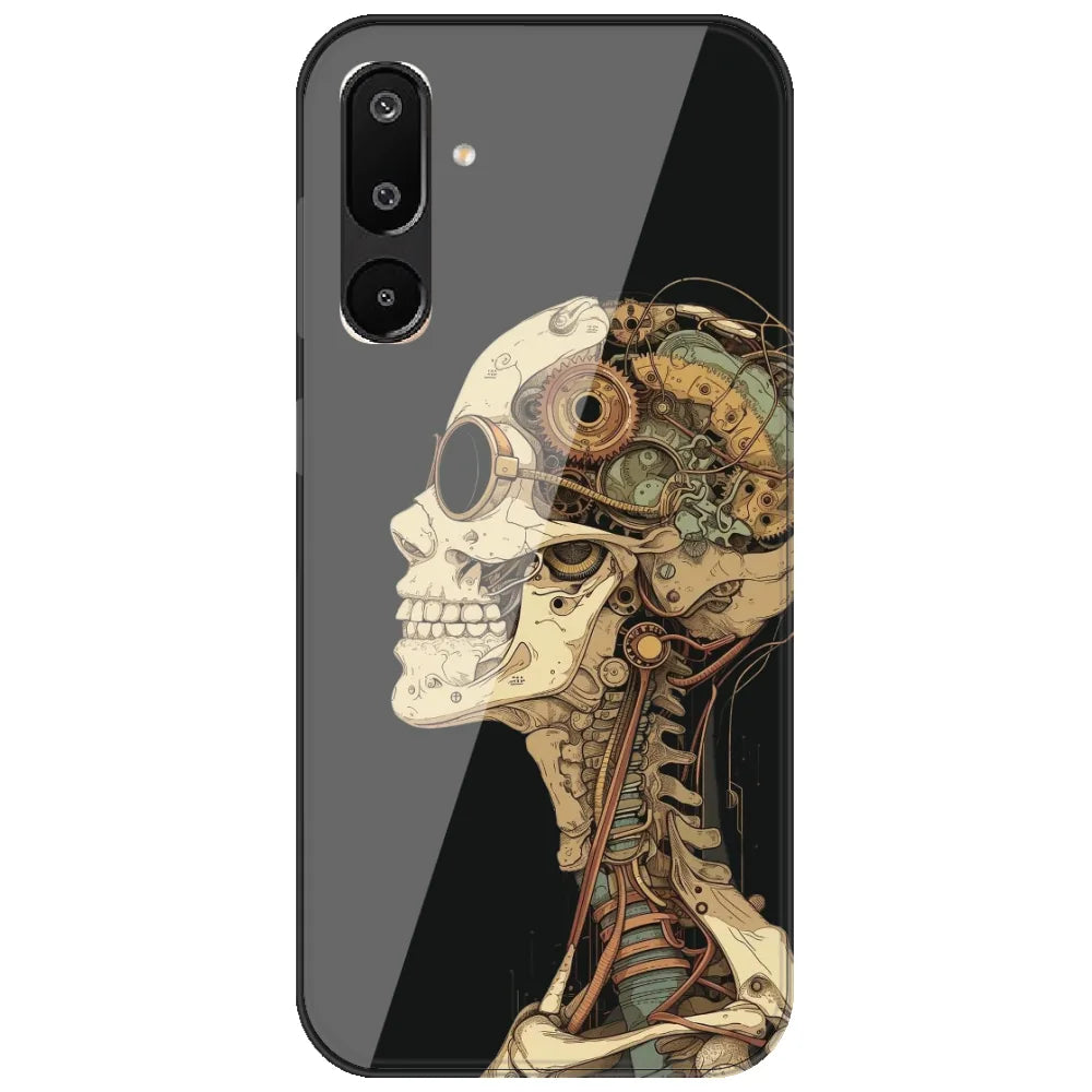 Steampunk Skull - Printed Silicone Case for Samsung Galaxy M16