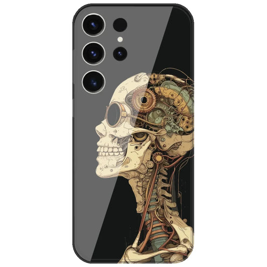 Steampunk Skull - Printed Silicone Case for Samsung Galaxy S26 Ultra