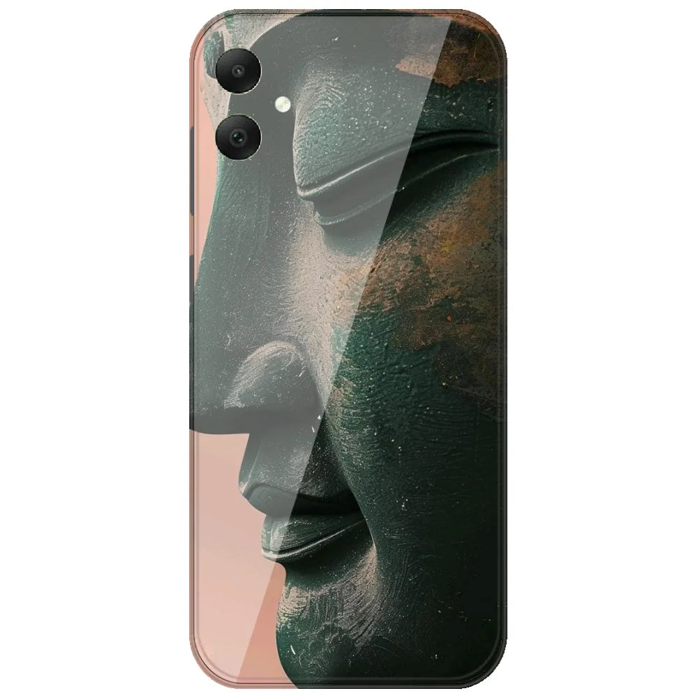 Stone Buddha Face - Printed Silicone Case for Samsung Galaxy A06