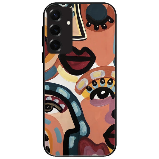 Stop & Stare - Glossy Metal Silicone Case for Samsung Galaxy S25 Plus