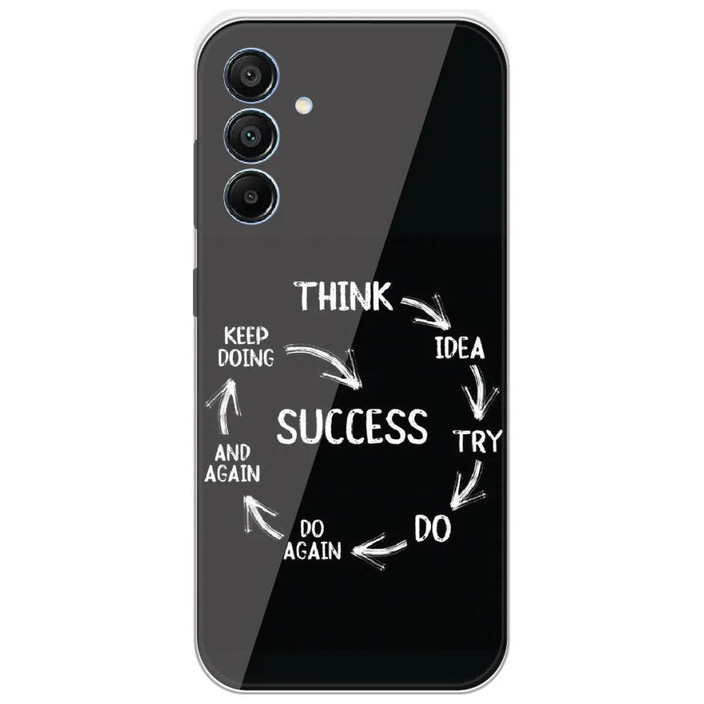 Success Cycle - Printed Silicone Case for Samsung Galaxy A15