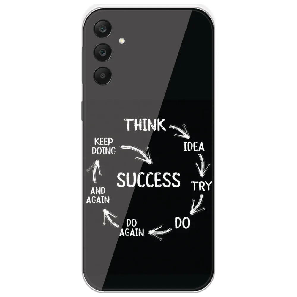 Success Cycle - Printed Silicone Case for Samsung Galaxy A25