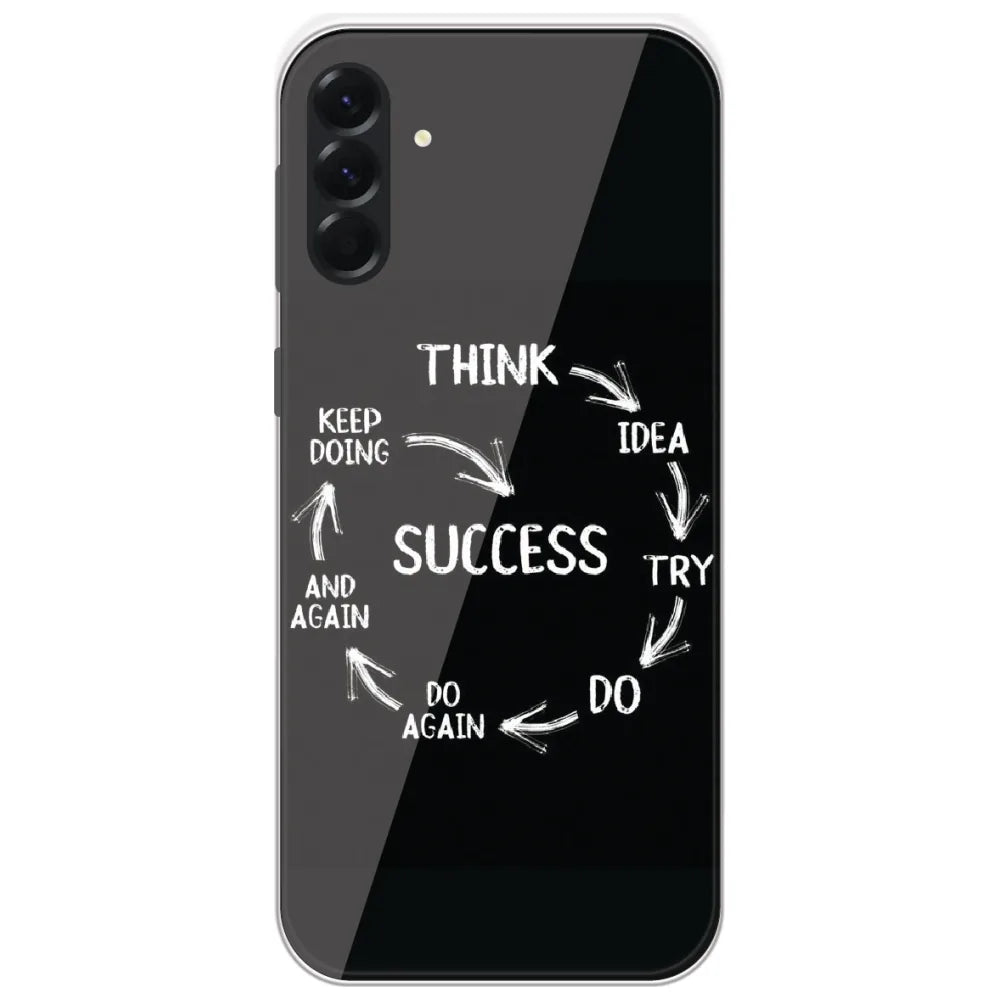 Success Cycle - Printed Silicone Case for Samsung Galaxy A56