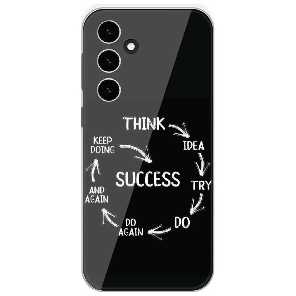 Success Cycle - Printed Silicone Case for Samsung Galaxy S23 FE 5G