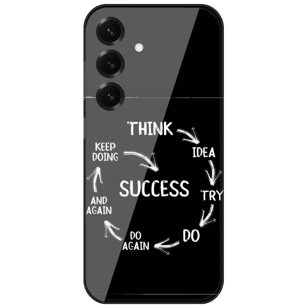 Success Cycle - Printed Silicone Case for Samsung Galaxy S25 FE