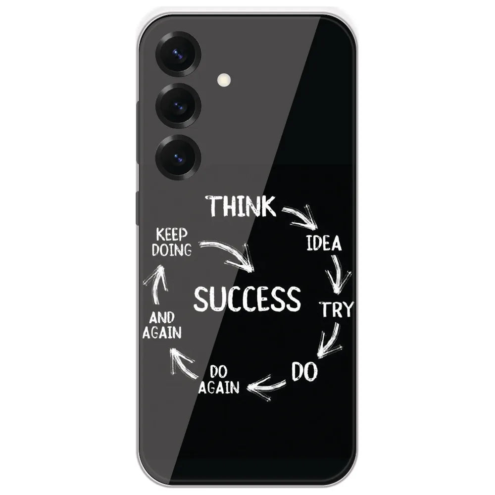 Success Cycle - Printed Silicone Case for Samsung Galaxy S25