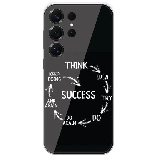 Success Cycle - Printed Silicone Case for Samsung Galaxy S25 Ultra