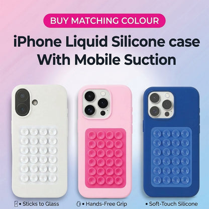 Buy matching colour: Liquid Silicone case with suction holder