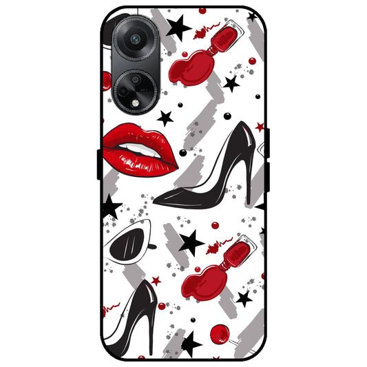 Swiftie Collage - Glossy Metal Silicone Case for Oppo F23 5G