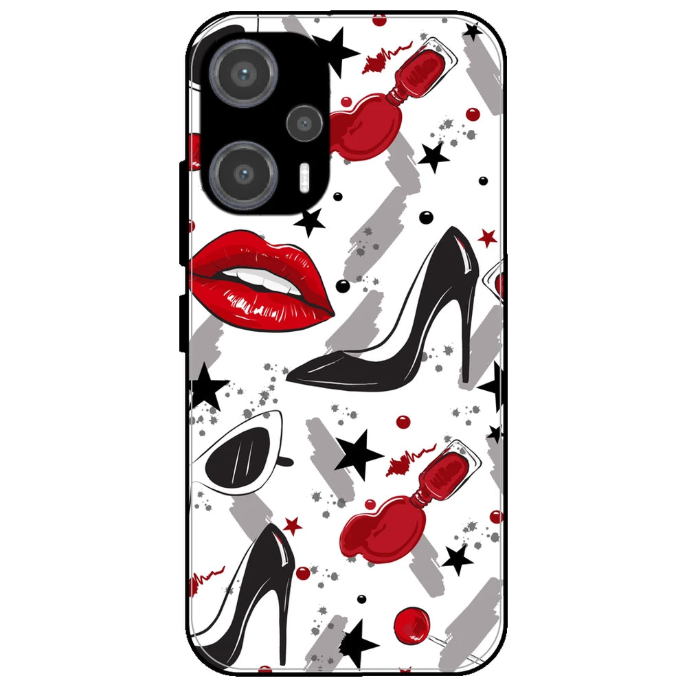 Swiftie Collage - Glossy Metal Silicone Case for Poco F5