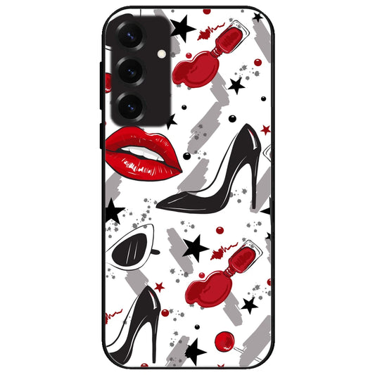 Swiftie Collage - Glossy Metal Silicone Case for Samsung Galaxy S25 Plus