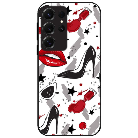 Swiftie Collage - Glossy Metal Silicone Case for Samsung Galaxy S25 Ultra