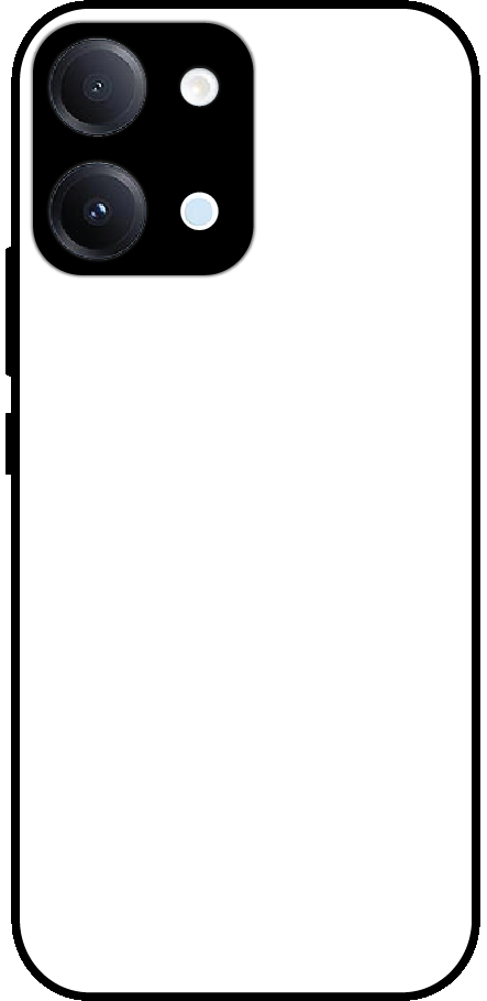Vivo T5 Lite back cover mockup - customisable glossy metal silicone case