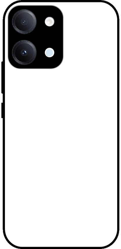 Vivo T5 Lite back cover mockup - customisable glossy metal silicone case