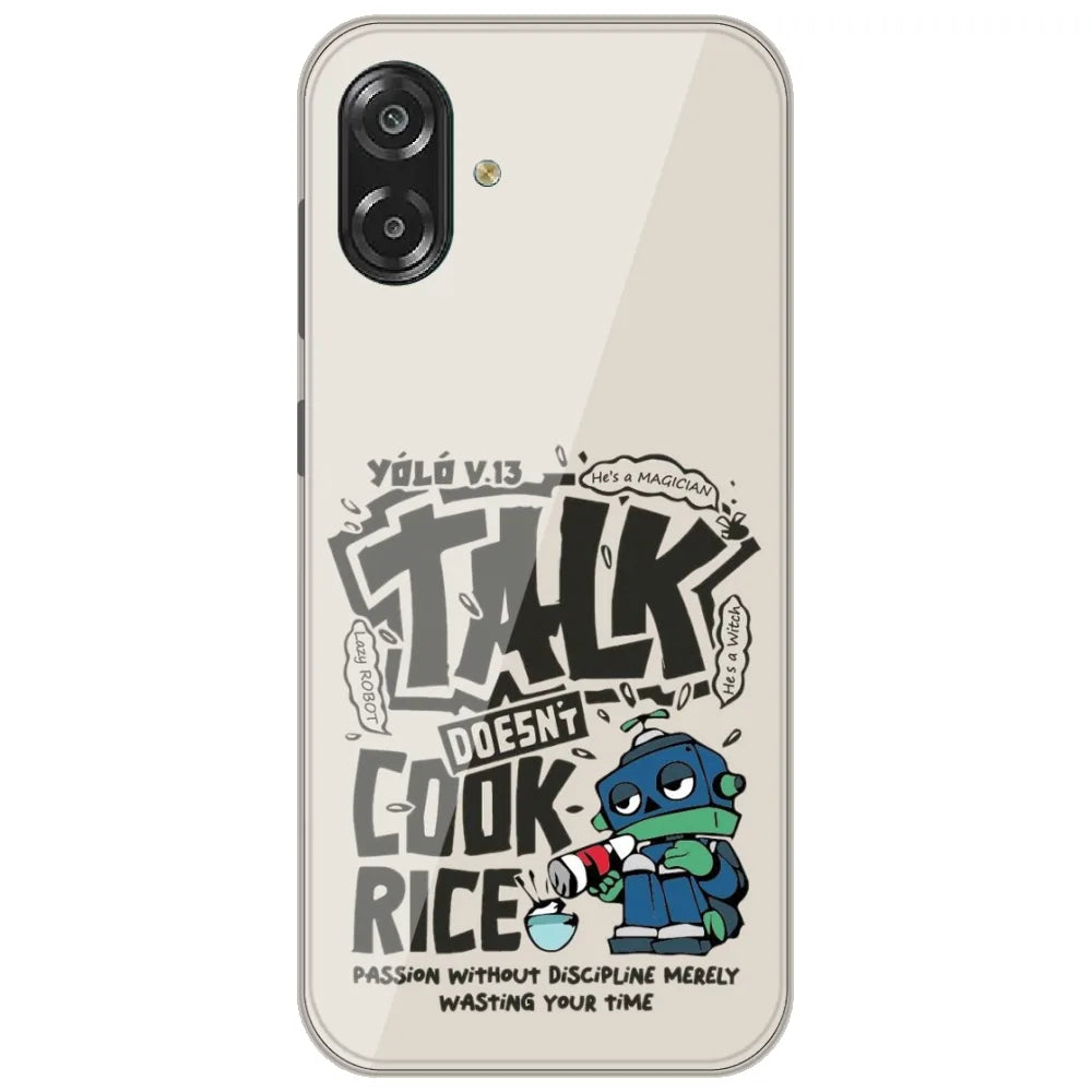 Talk Doesn't Cook Rice - Printed Silicone Case for Samsung Galaxy A07 4G