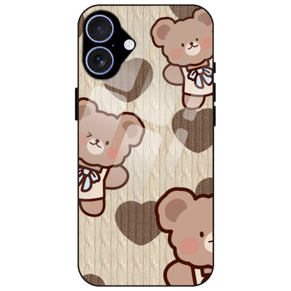 Teddy Heart - Glass Case for Apple iPhone 17