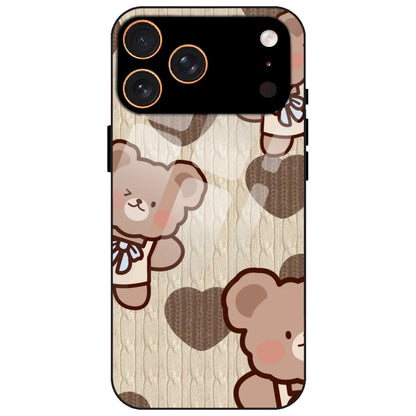 Teddy Heart - Glass Case for Apple iPhone 17 Pro Max
