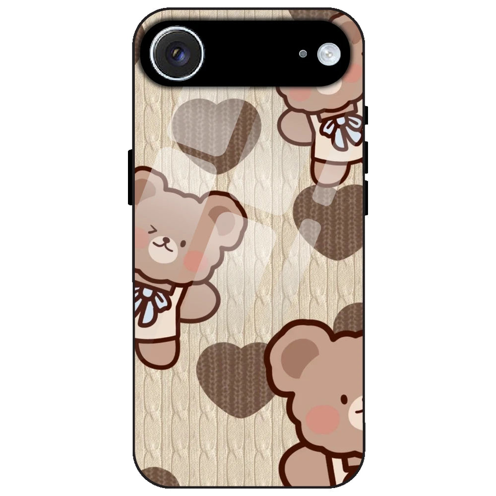 Teddy Heart - Glass Case for Apple iPhone Air